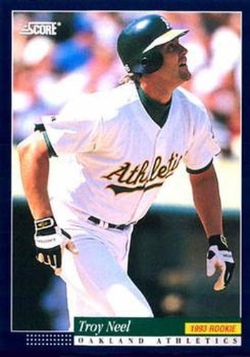 #248 Troy Neel - Oakland Athletics -1994 Score Baseball