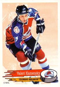 #248 Valeri Kamensky - Colorado Avalanche - 1995-96 Panini Hockey Stickers
