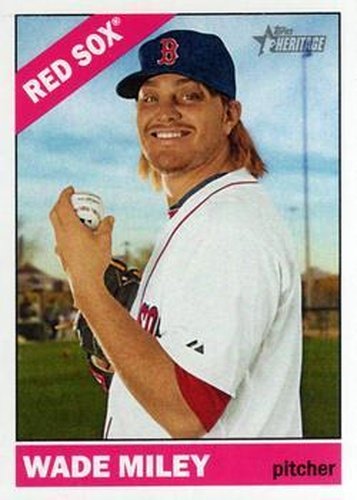 #248 Wade Miley - Boston Red Sox - 2015 Topps Heritage Baseball