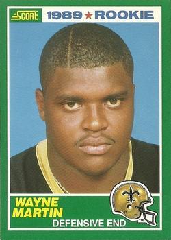#248 Wayne Martin - New Orleans Saints - 1989 Score Football