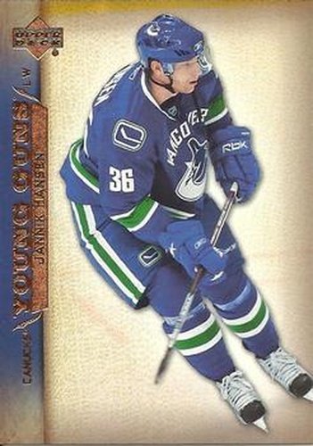 #248 Jannik Hansen - Vancouver Canucks - 2007-08 Upper Deck Hockey