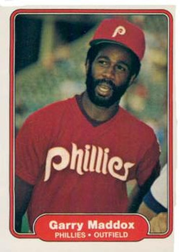 #248 Garry Maddox - Philadelphia Phillies - 1982 Fleer Baseball