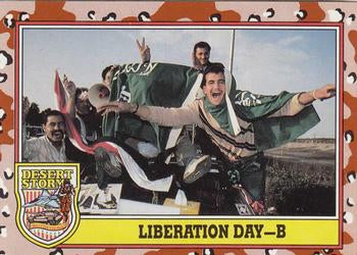 #248 Liberation Day - B - 1991 Topps Desert Storm