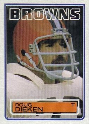 #248 Doug Dieken - Cleveland Browns - 1983 Topps Football