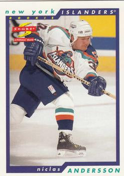 #248 Niklas Andersson - New York Islanders - 1996-97 Score Hockey