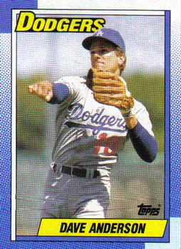 #248 Dave Anderson - Los Angeles Dodgers - 1990 Topps Baseball