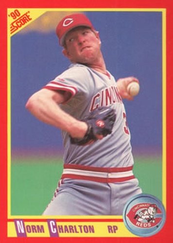 #248 Norm Charlton - Cincinnati Reds - 1990 Score Baseball