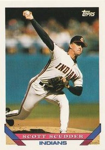 #248 Scott Scudder - Cleveland Indians - 1993 Topps Baseball