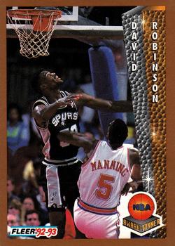#248 David Robinson - San Antonio Spurs - 1992-93 Fleer Basketball
