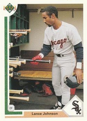 #248 Lance Johnson - Chicago White Sox - 1991 Upper Deck Baseball