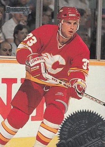 #248 Zarley Zalapski - Calgary Flames - 1994-95 Donruss Hockey