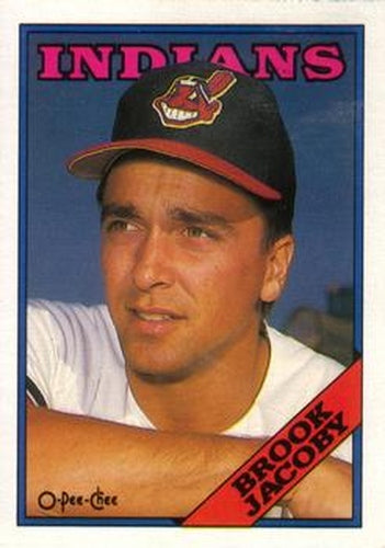 #248 Brook Jacoby - Cleveland Indians - 1988 O-Pee-Chee Baseball