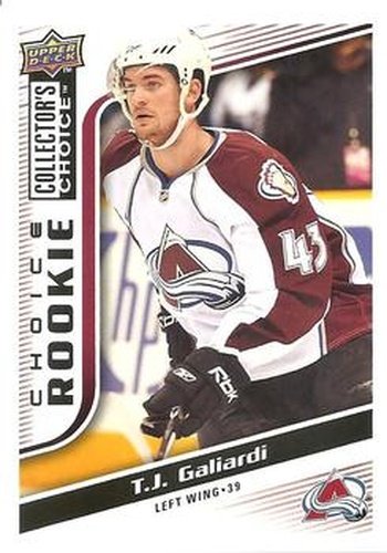 #248 T.J. Galiardi - Colorado Avalanche - 2009-10 Collector's Choice Hockey