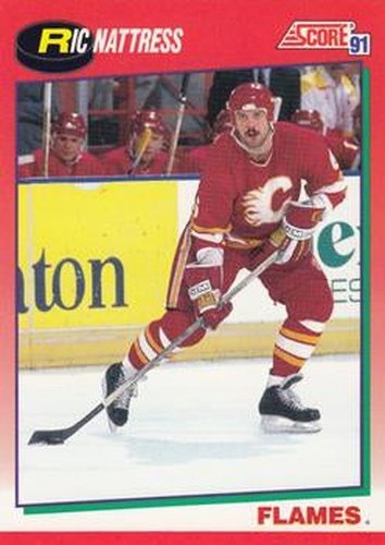 #249 Ric Nattress - Calgary Flames - 1991-92 Score Canadian Hockey