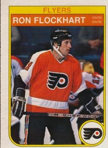 #249 Ron Flockhart - Philadelphia Flyers - 1982-83 O-Pee-Chee Hockey