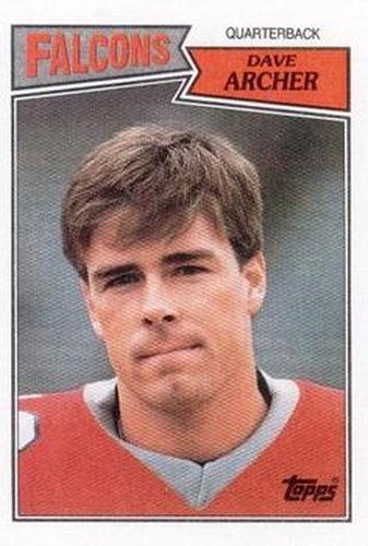 #249 David Archer - Atlanta Falcons - 1987 Topps Football