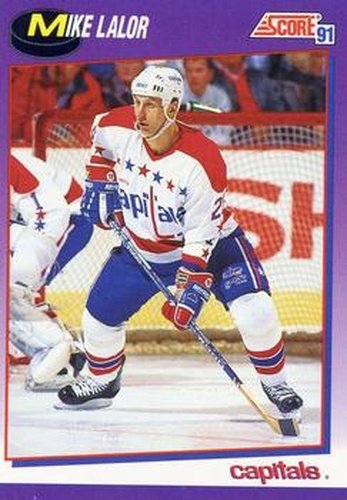#249 Mike Lalor - Washington Capitals - 1991-92 Score American Hockey