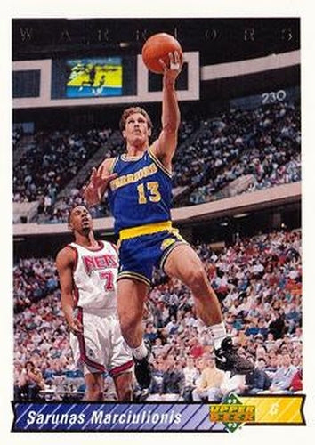 #249 Sarunas Marciulionis - Golden State Warriors - 1992-93 Upper Deck Basketball