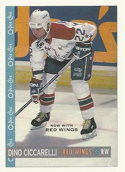 #249 Dino Ciccarelli - Detroit Red Wings - 1992-93 O-Pee-Chee Hockey