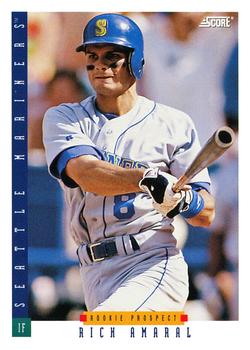 #249 Rich Amaral - Seattle Mariners - 1993 Score Baseball