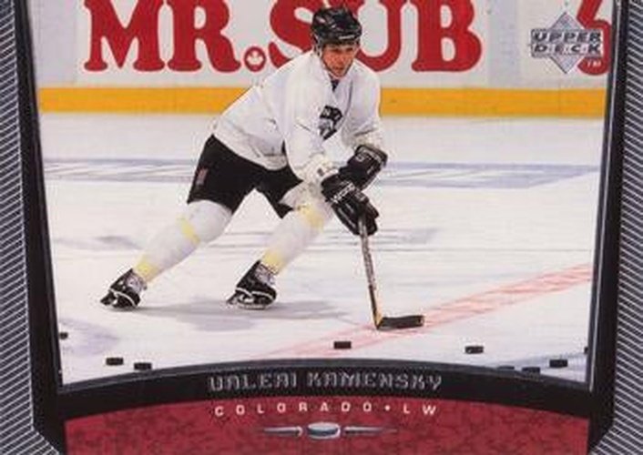#249 Valeri Kamensky - Colorado Avalanche - 1998-99 Upper Deck Hockey