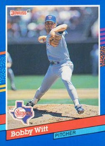 #249 Bobby Witt - Texas Rangers - 1991 Donruss Baseball