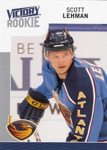#249 Scott Lehman - Atlanta Thrashers - 2009-10 Upper Deck Victory Hockey