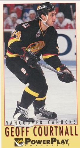 #249 Geoff Courtnall - Vancouver Canucks - 1993-94 Fleer PowerPlay Hockey