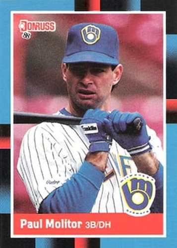 #249 Paul Molitor - Milwaukee Brewers - 1988 Donruss Baseball