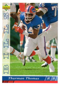 #249 Thurman Thomas - Buffalo Bills - 1993 Upper Deck Football