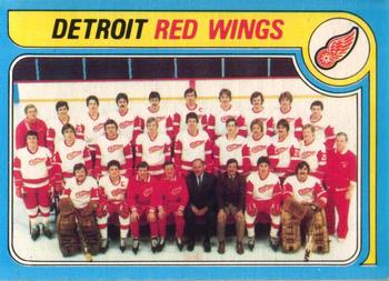 #249 Detroit Red Wings Team - Detroit Red Wings - 1979-80 O-Pee-Chee Hockey