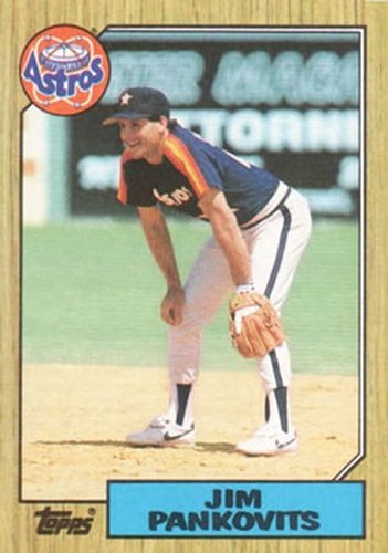 #249 Jim Pankovits - Houston Astros - 1987 Topps Baseball