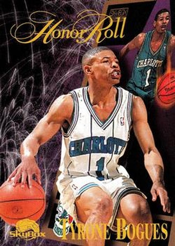 #249 Muggsy Bogues - Charlotte Hornets - 1995-96 SkyBox Premium Basketball