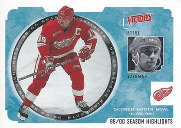 #249 Steve Yzerman - Detroit Red Wings - 2000-01 Upper Deck Victory Hockey