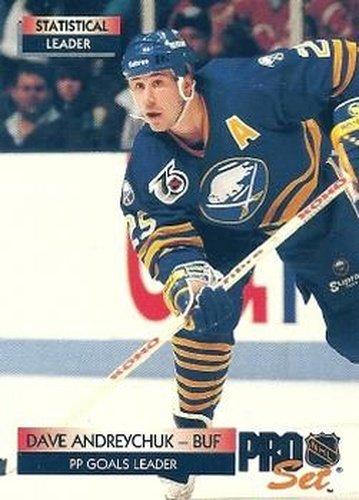 #249 Dave Andreychuk - Buffalo Sabres - 1992-93 Pro Set Hockey