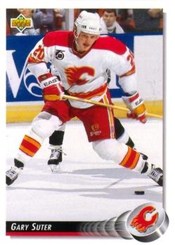 #249 Gary Suter - Calgary Flames - 1992-93 Upper Deck Hockey
