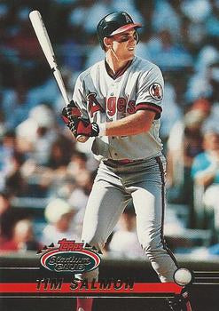 #249 Tim Salmon - California Angels - 1993 Stadium Club Baseball