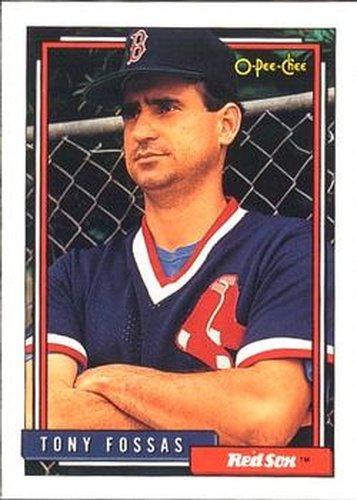 #249 Tony Fossas - Boston Red Sox - 1992 O-Pee-Chee Baseball