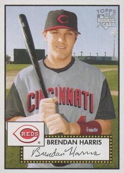 #249 Brendan Harris - Cincinnati Reds - 2006 Topps 1952 Edition Baseball