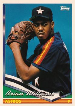 #249 Brian Williams - Houston Astros - 1994 Topps Baseball