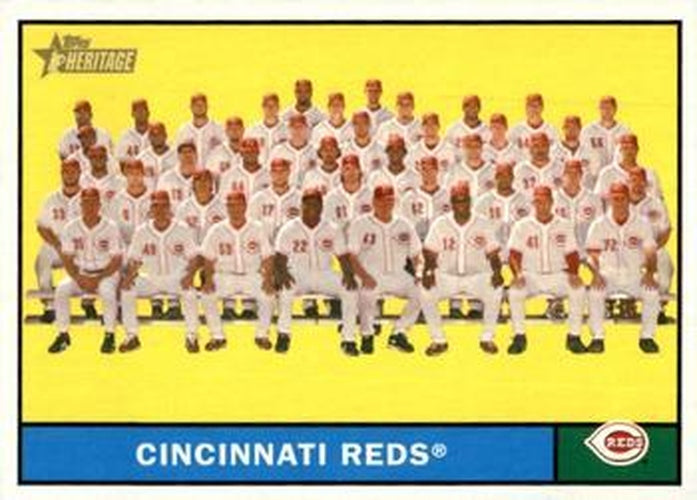 #249 Cincinnati Reds - Cincinnati Reds - 2010 Topps Heritage Baseball