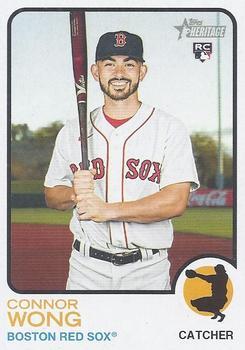 #249 Connor Wong - Boston Red Sox - 2022 Topps Heritage Baseball