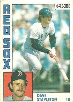#249 Dave Stapleton - Boston Red Sox - 1984 O-Pee-Chee Baseball
