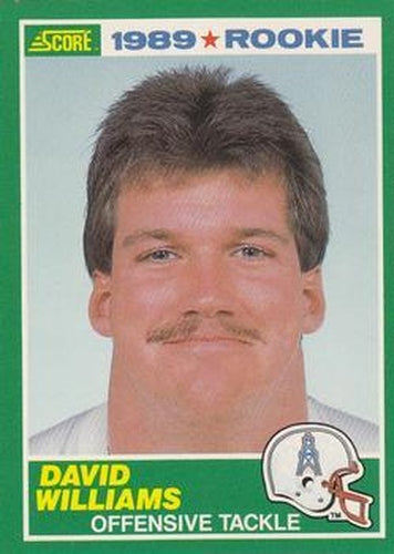 #249 David Williams - Houston Oilers - 1989 Score Football