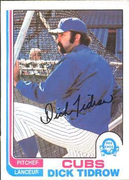 #249 Dick Tidrow - Chicago Cubs - 1982 O-Pee-Chee Baseball