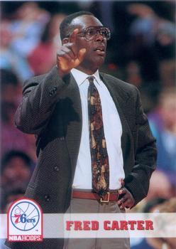 #249 Fred Carter - Philadelphia 76ers - 1993-94 Hoops Basketball
