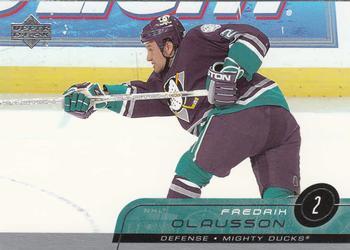 #249 Fredrik Olausson - Anaheim Mighty Ducks - 2002-03 Upper Deck Hockey