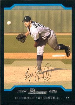 #249 George Sherrill - Seattle Mariners - 2004 Bowman Baseball
