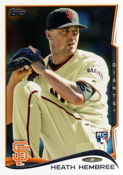 #249 Heath Hembree - San Francisco Giants - 2014 Topps Baseball