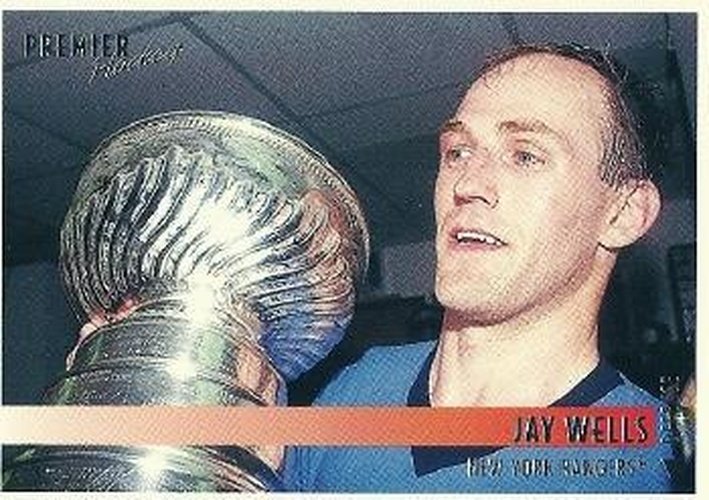 #249 Jay Wells - New York Rangers - 1994-95 Topps Premier Hockey